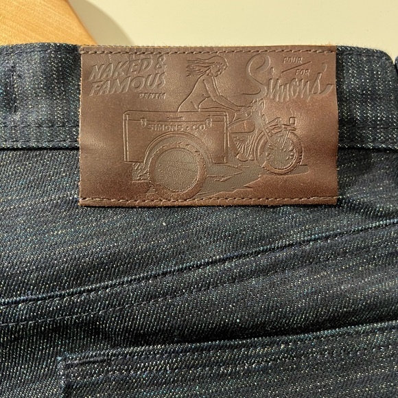 Naked & Famous x Simons’ Raw Selvedge Denim Pants - Picture 5 of 7